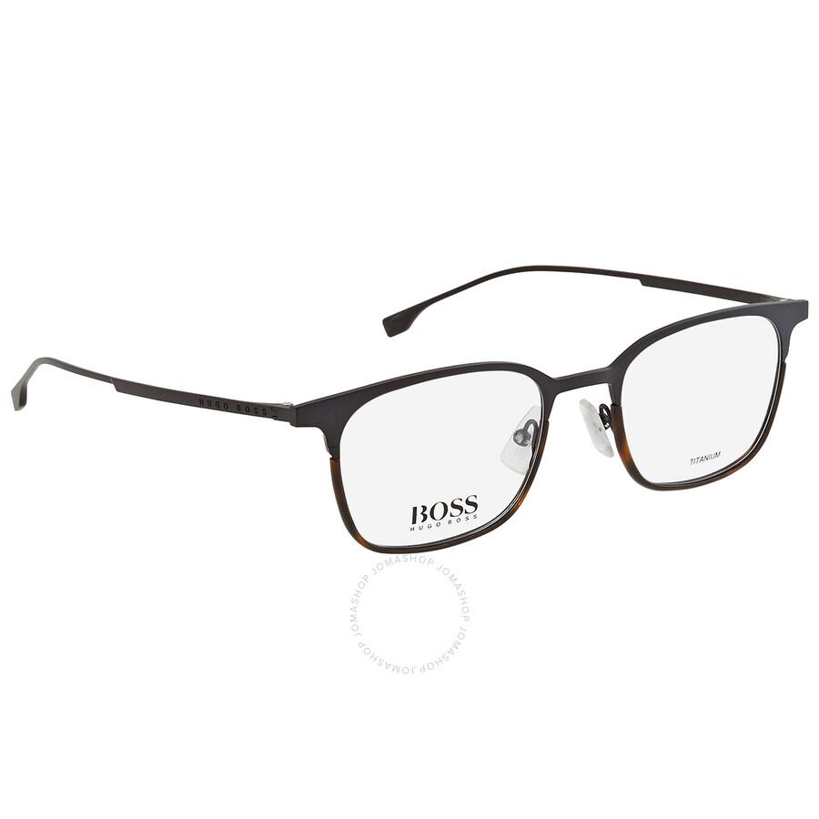 Hugo Boss Demo Rectangular Men's Eyeglasses BOSS 1014 00AM 50