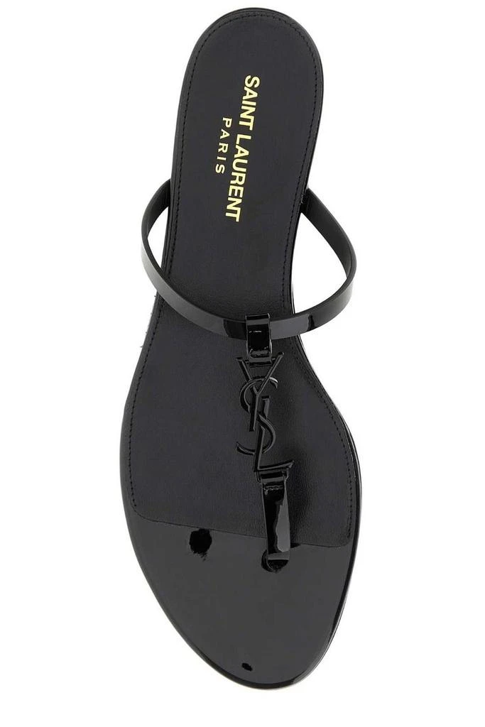 Yves Saint Laurent Saint Laurent Cassandra Logo Plaque Slides 3