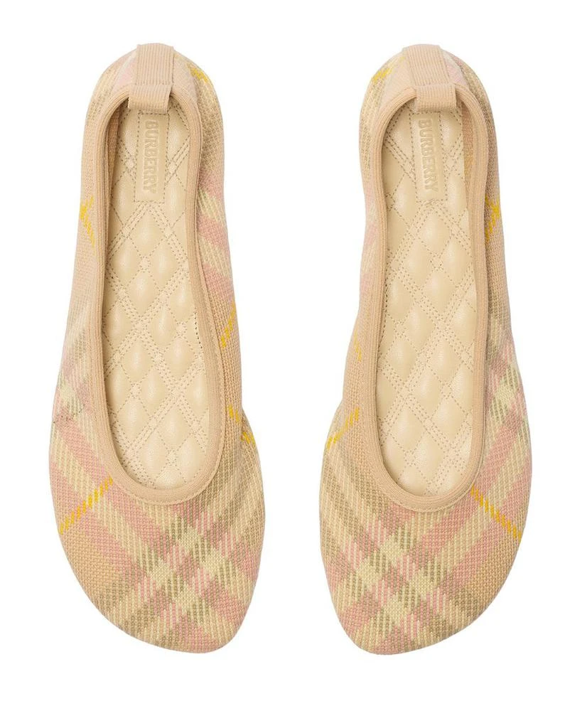 Burberry Women's Check Knit Baby Ballet Flats 2