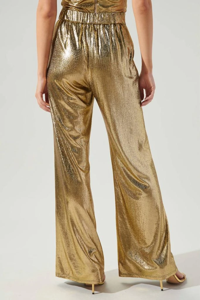 Sugarlips Sugarlips - Primadonna Pintuck Wide Leg Liquid Pants 3