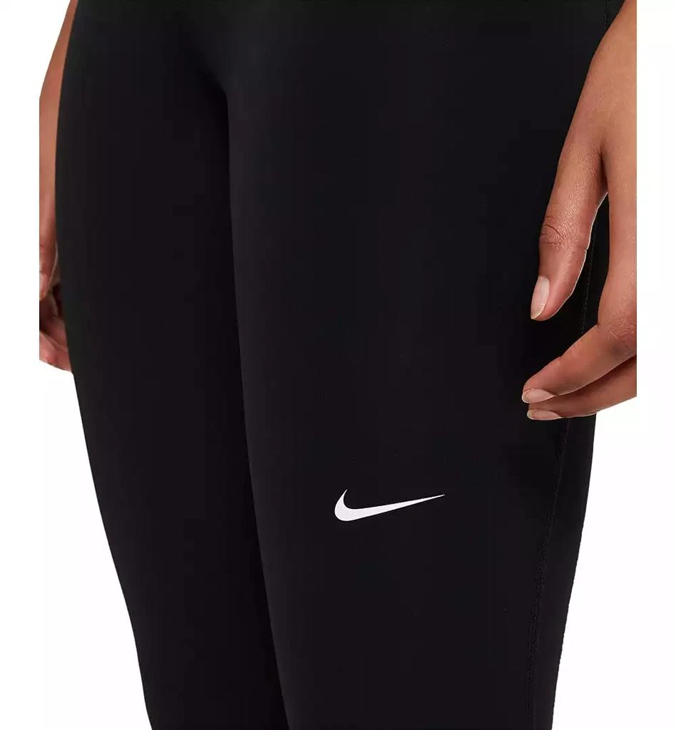 Nike Pro Women's Mid-Rise Mesh-Paneled Leggings 5