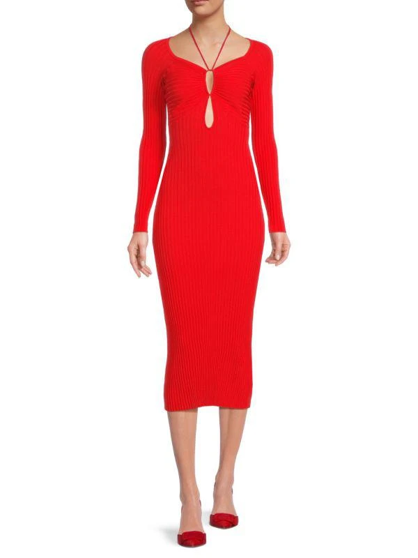Solid & Striped The Lisa Midi Bodycon Dress 1