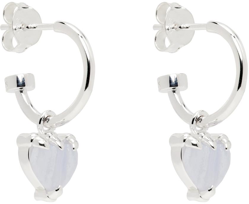 Stolen Girlfriends Club Silver Talon Anchor Sleepers Earrings