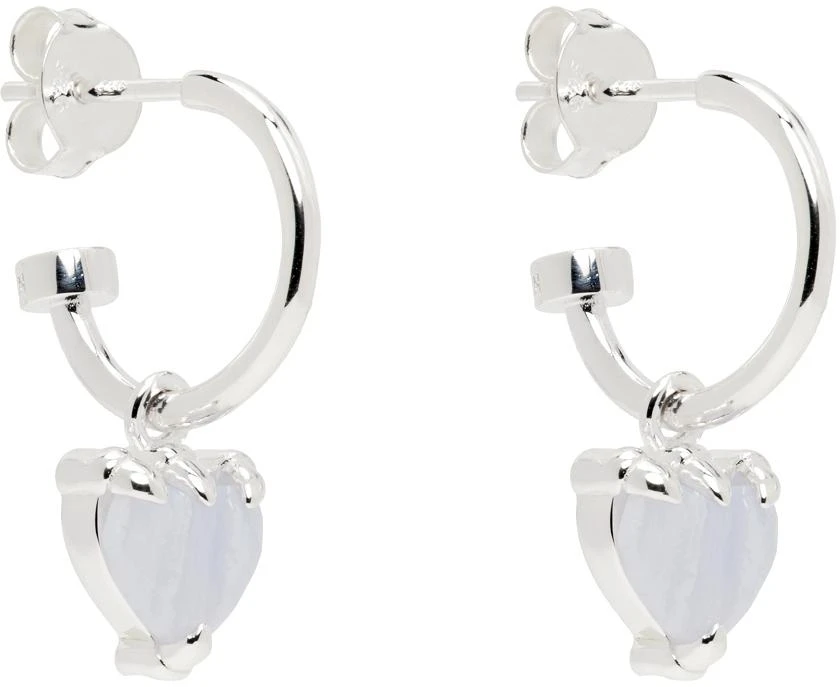 Stolen Girlfriends Club Silver Talon Anchor Sleepers Earrings 2