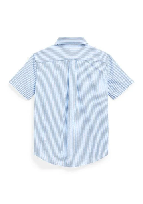 Ralph Lauren Lauren Childrenswear Boys 4 7 Striped Seersucker Short Sleeve Shirt 2