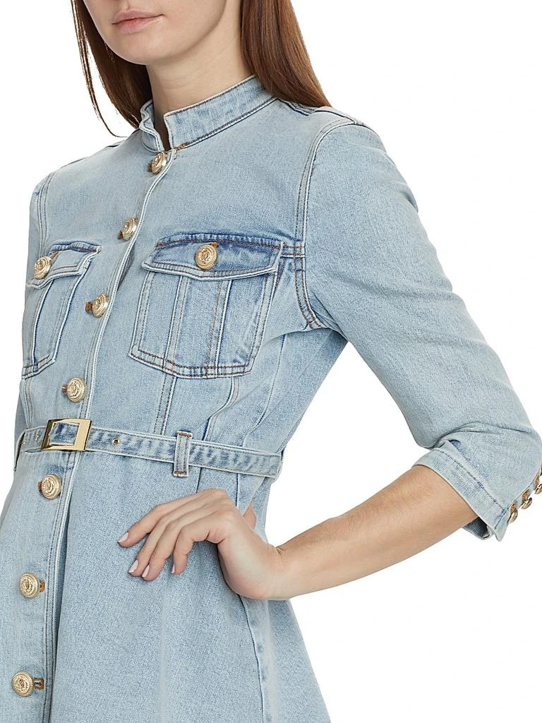 Generation Love Mackenzie Belted Denim Minidress 6