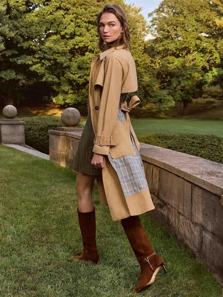 VERONICA BEARD Veronica Beard Patchwork Trench Coat 4