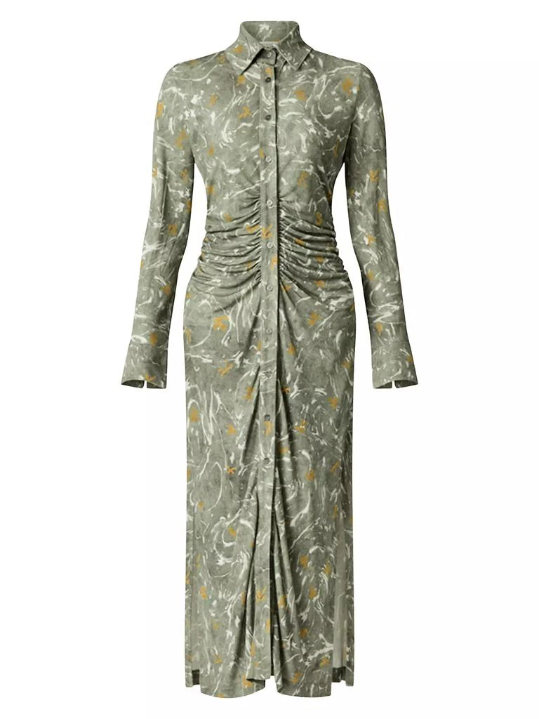 Altuzarra Claudia Ruched Waist Shirtdress 1