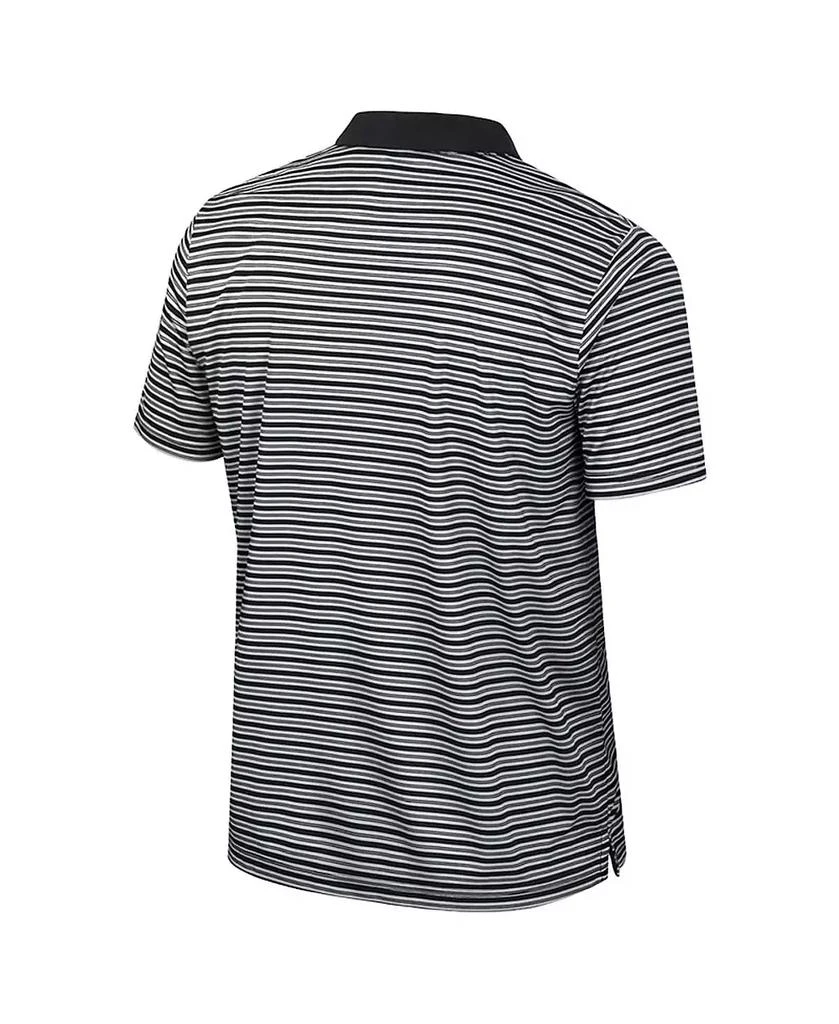 Colosseum Men
s Black Missouri Tigers Striped Polo Shirt 3