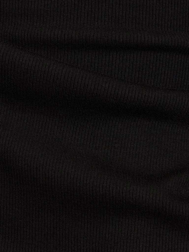 ÉTERNE Long Sleeve Turtleneck Jersey Maxi Dress 4