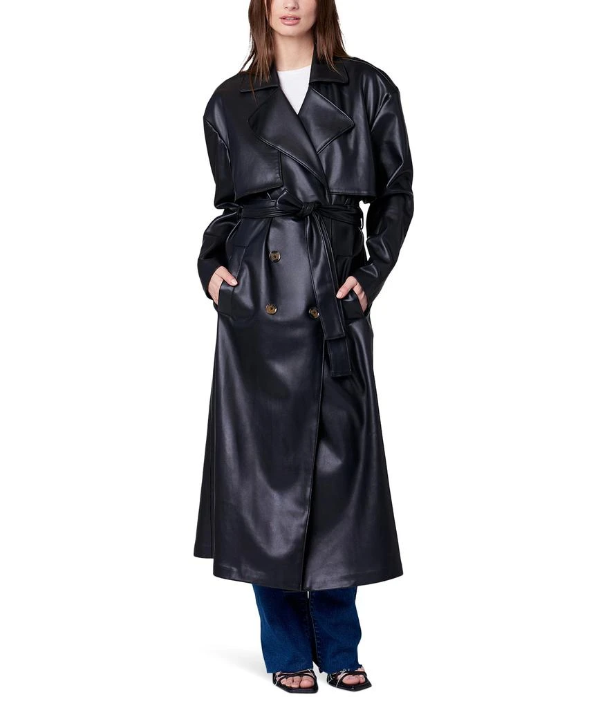 Blank NYC Leather Trench Coat 1