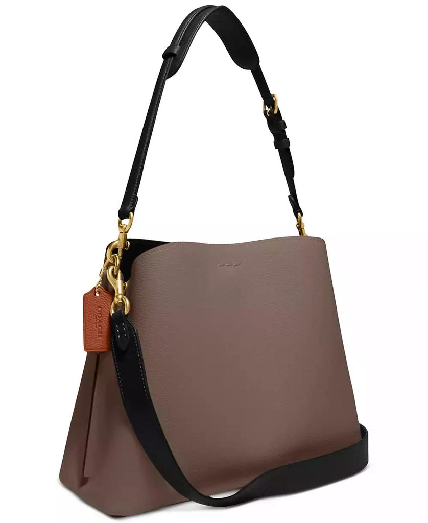 Coach Pebble Leather Willow Shoulder Bag with Convertible Straps 2
