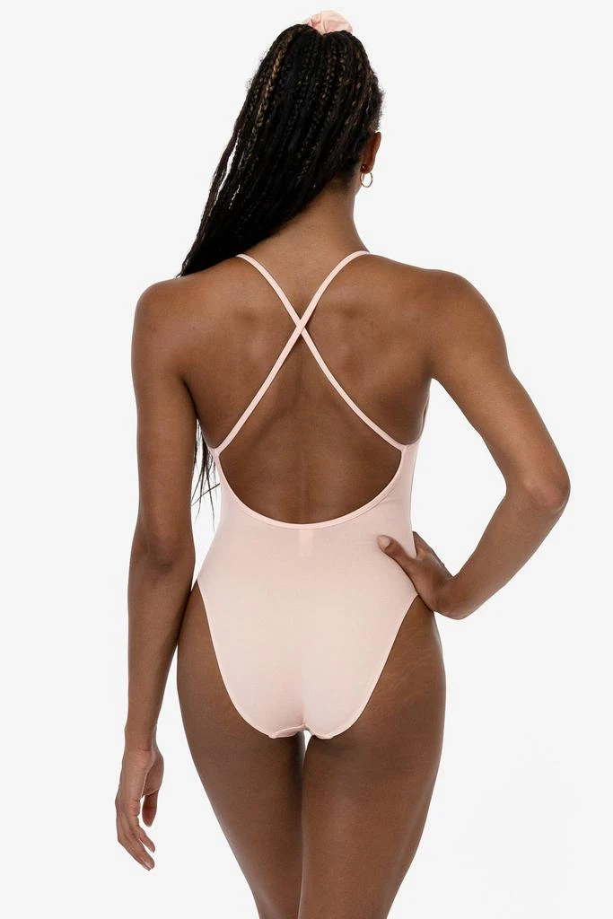 Los Angeles Apparel B308GD - Garment Dye Spaghetti Ruched Front Crossback Bodysuit 17