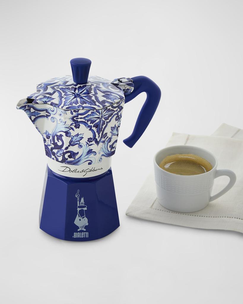 Bialetti Moka Express Large Pot - Blu Mediterraneo