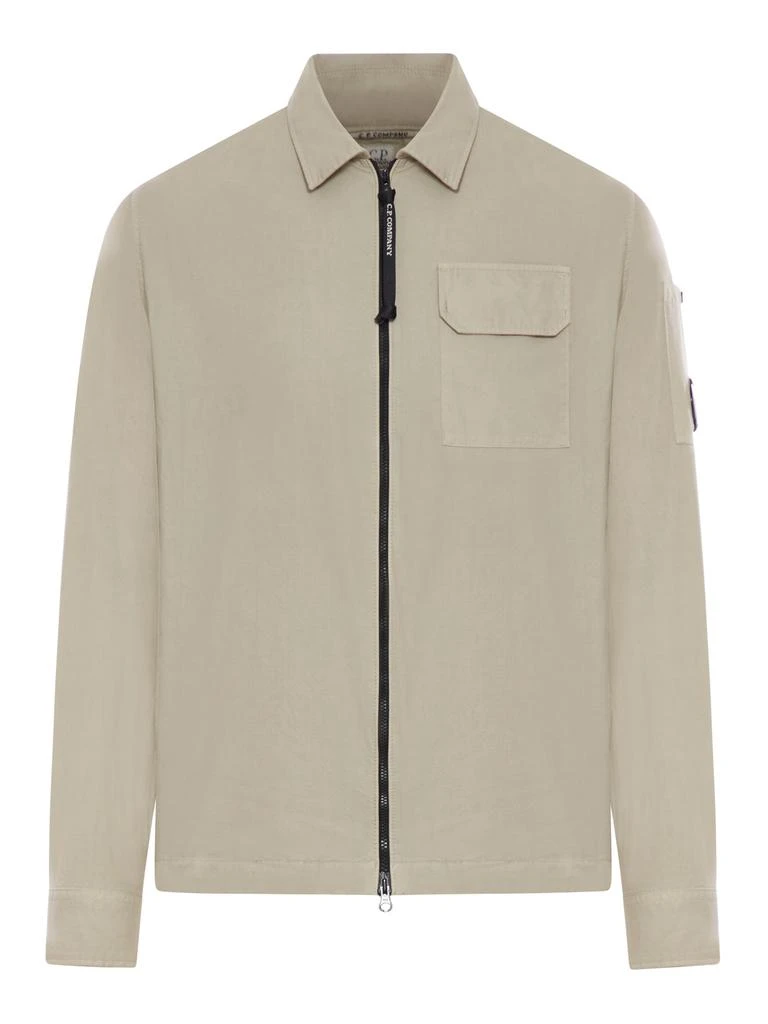 CP Company GABARDINE OVERSHIRT WITH ZIP 1