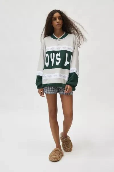 Boys Lie Boys Lie Private School Thermal Rider Crew Neck Sweatshirt 2