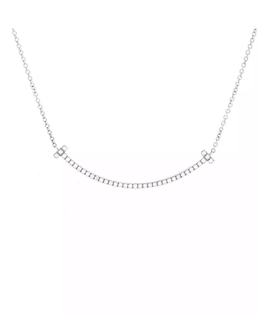 Pre-Owned Tiffany
Co T Smile Pendant Necklace