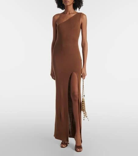 Aya Muse Hale one-shoulder silk-blend maxi dress 7