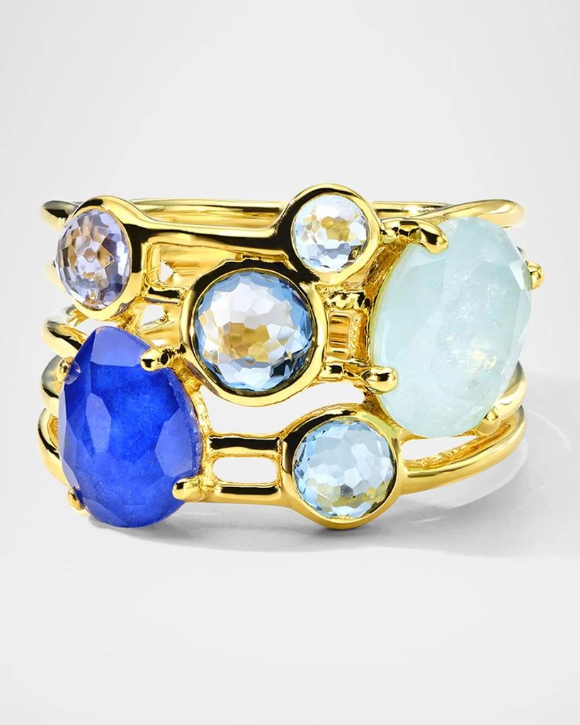 Ippolita Rock Candy Gelato Mare 6-Stone Cluster Ring in 18K Gold