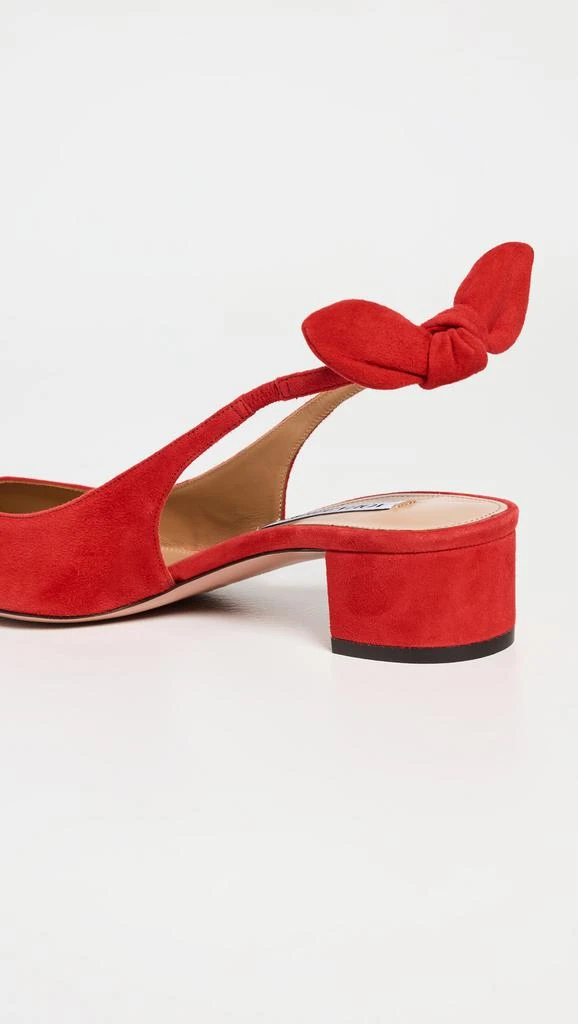 Aquazzura Very Bow Tie Sling Pumps 35mm 3