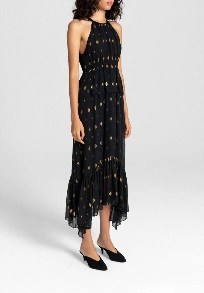 A.L.C. Rosa Dress In Black/gold 2