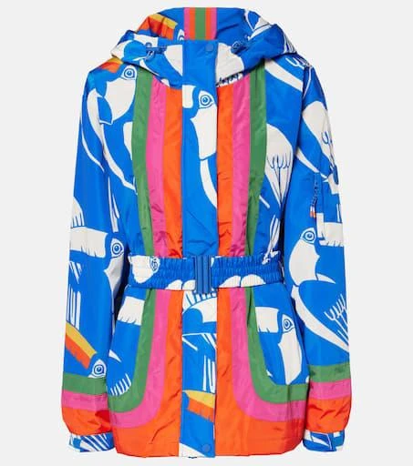 Farm Rio Colorblocked printed ski jacket 1