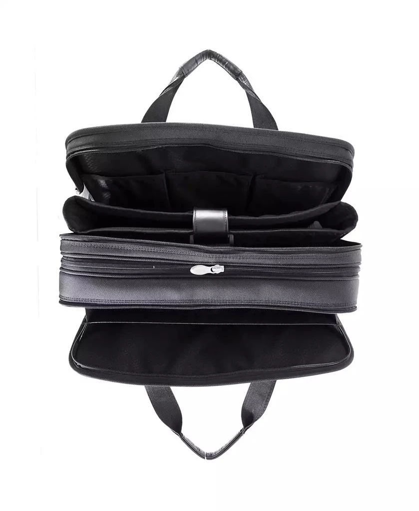 McKlein Walton, 17" Expandable Double Compartment Laptop Briefcase 7