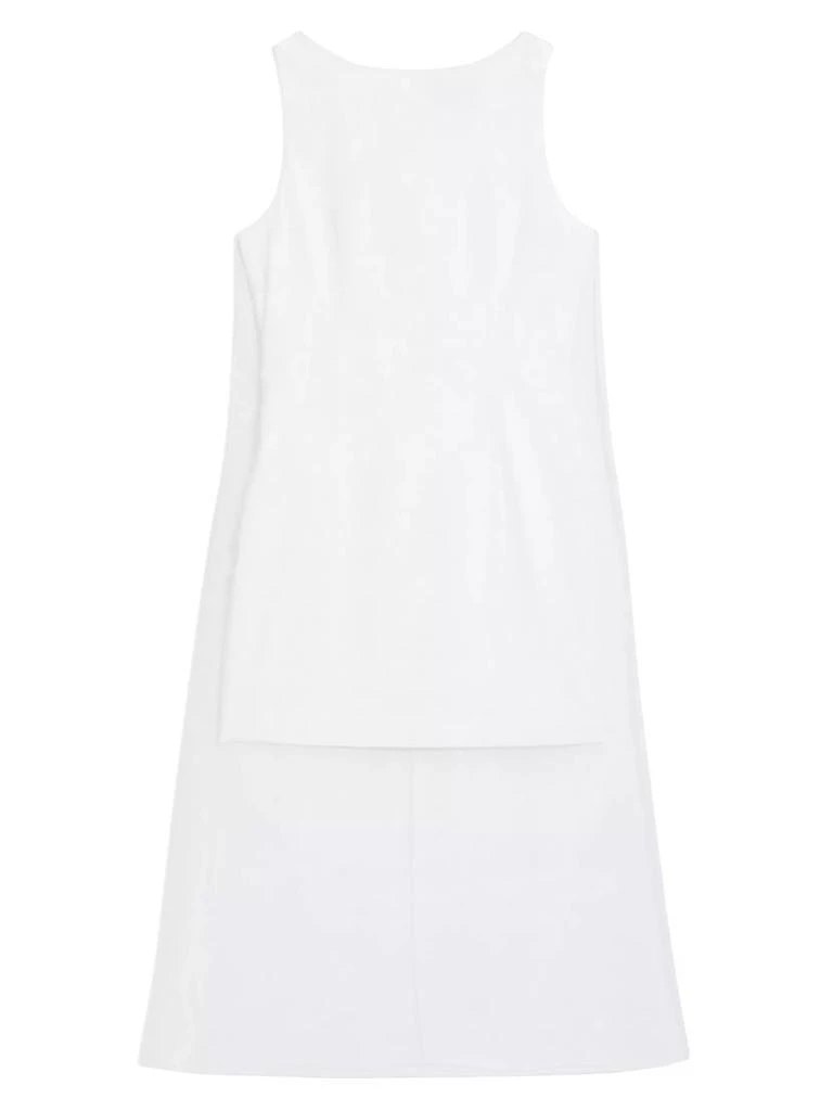 Theory Organza Overlay Midi Dress 1