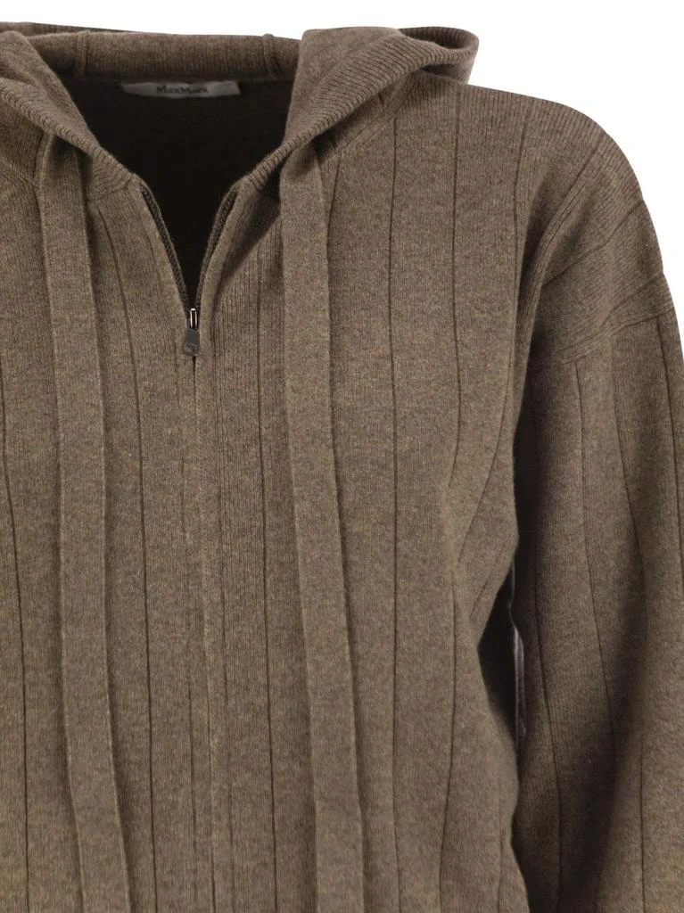 Max Mara Max Mara Rubiera Zipped Knitted Cardigan 4