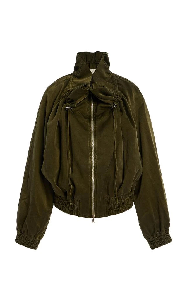 Dries Van Noten Dries Van Noten - Overdyed Jacket - Green - FR 38 - Moda Operandi 1