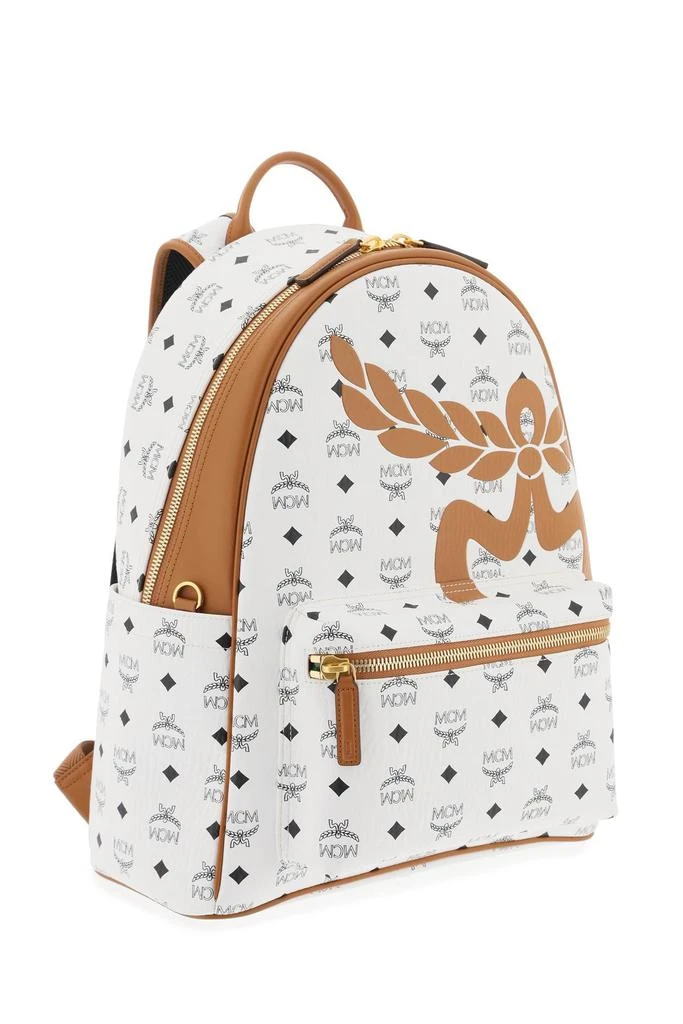 MCM medium stark backpack in mega laurel visetos 3