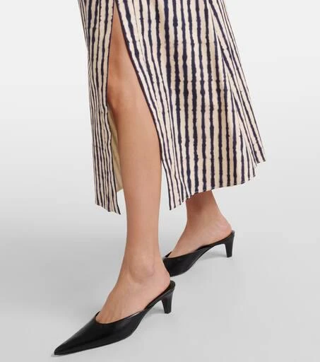Altuzarra Lydia off-shoulder cotton-blend midi dress 5