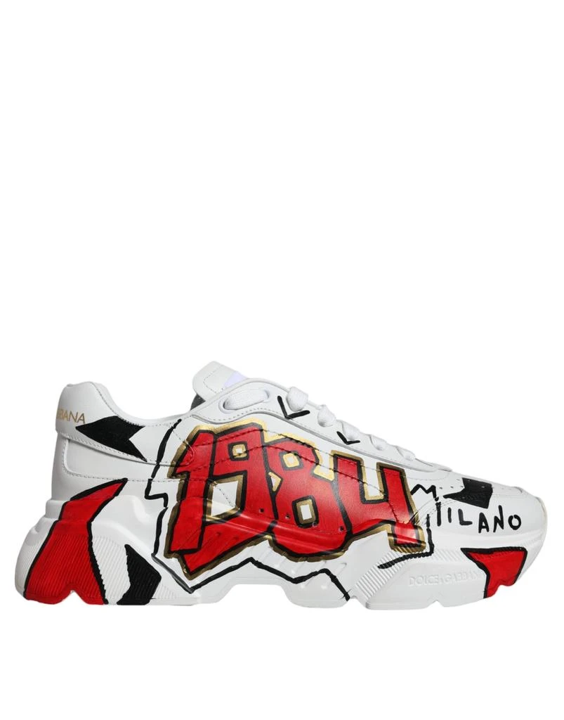 Dolce & Gabbana Daymaster Hand Painted Sneakers Men's Shoes 1