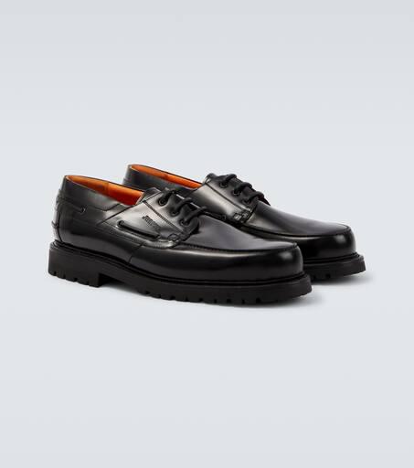 x Heinrich Dinkelacker leather boat shoes – On Sale Now with Up to
