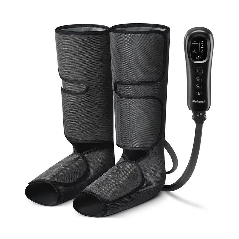 ERUULE Air Compression Leg Massager with Calf Wraps for Enhanced Blood Circulation and Lymphatic Drainage Relaxation 1