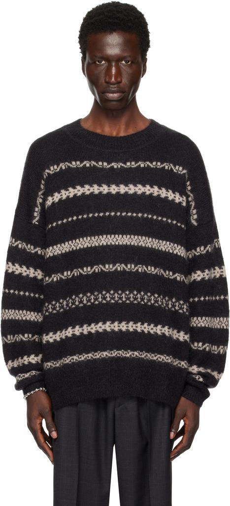 Isabel Marant Black & Beige Amory Sweater