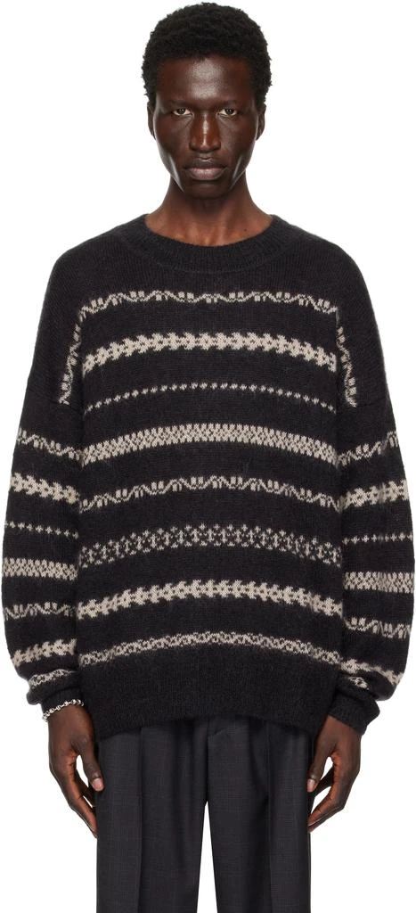 Isabel Marant Black & Beige Amory Sweater 1