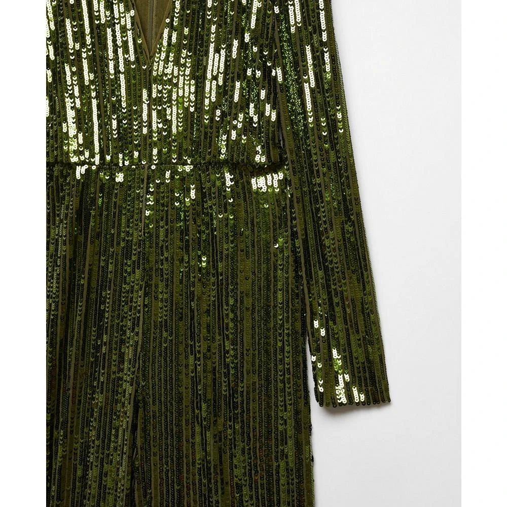 Mango Women's Sequins Long Jumpsuit 2