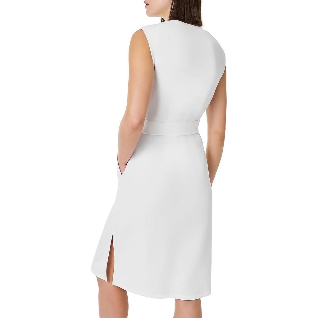 SPANX Womens Knee-Length Belted Sheath Dress 2