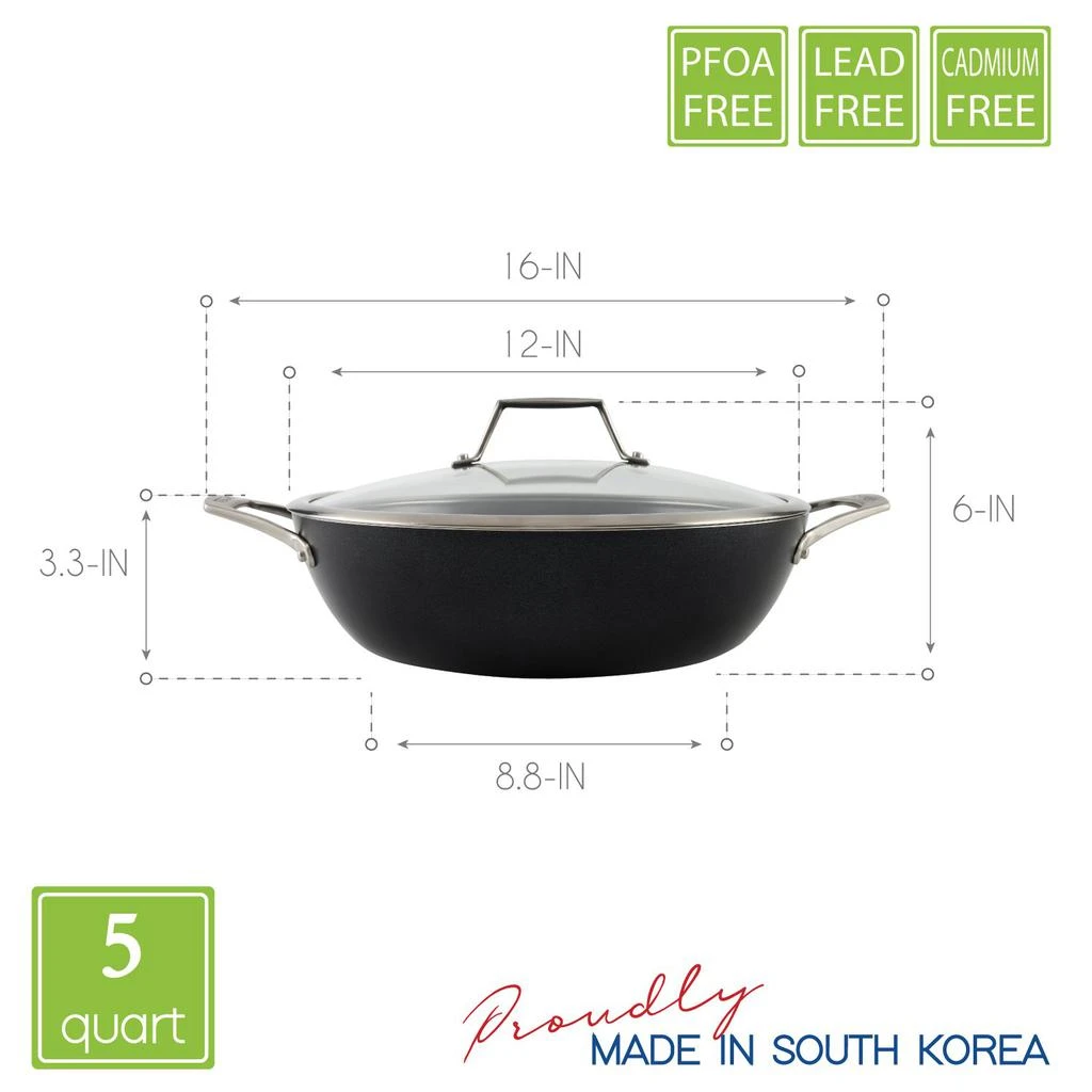 TECHEF Onyx Collection - 5 Quart Chef Pan 4