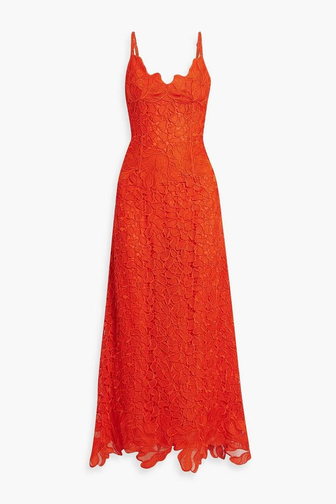 SIMKHAI Phoenix guipure lace maxi dress 1