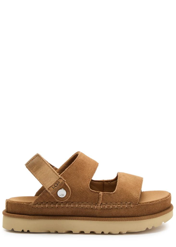 UGG Goldenstar Glide suede flatform sandals 1