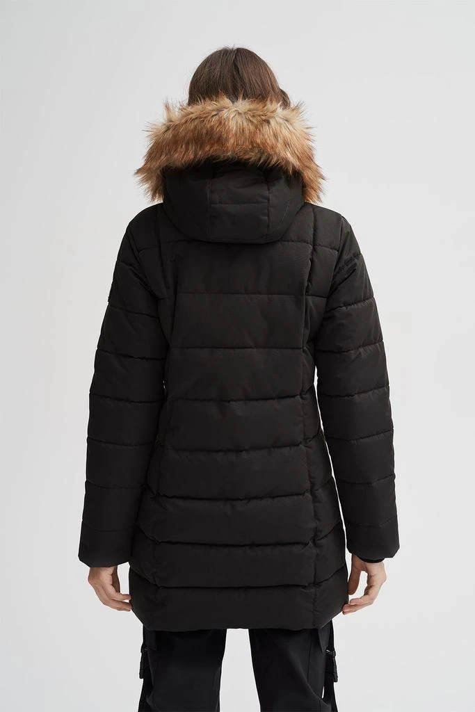 NOIZE Hannah Faux Fur Trim Hooded Parka 2