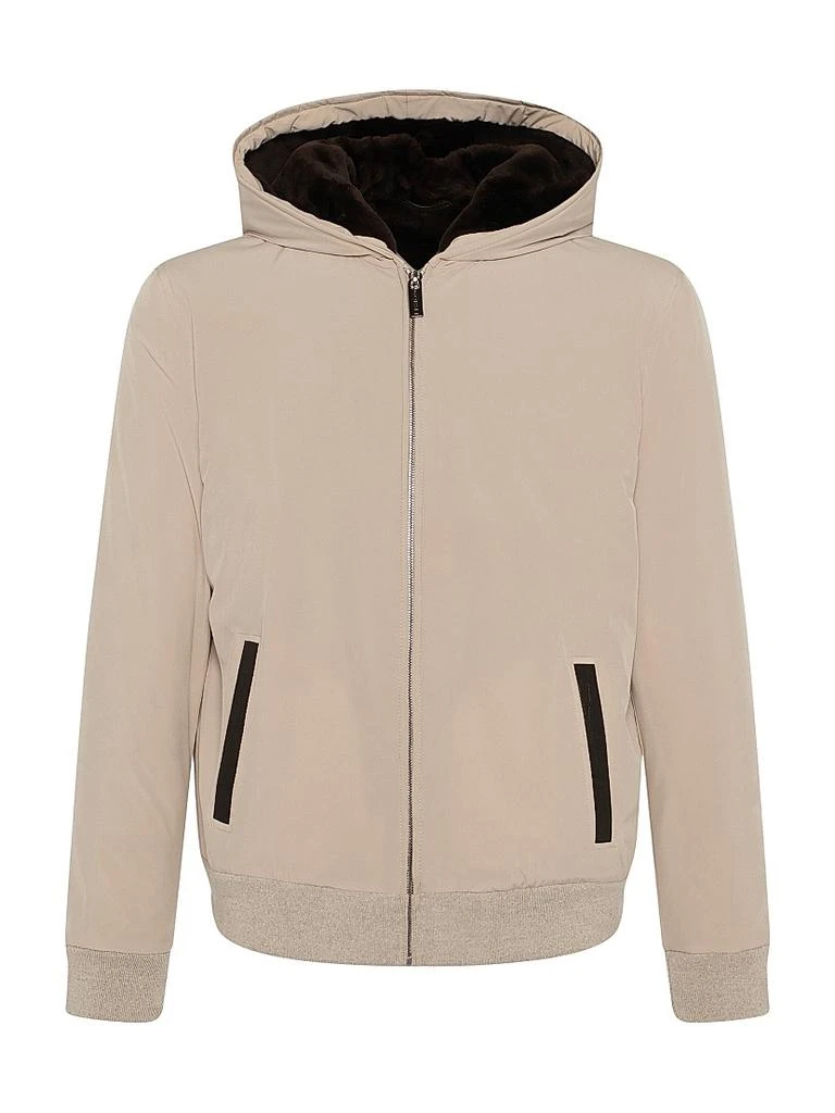 Gorski Shearling Lamb Lined Bomber Jacket 1