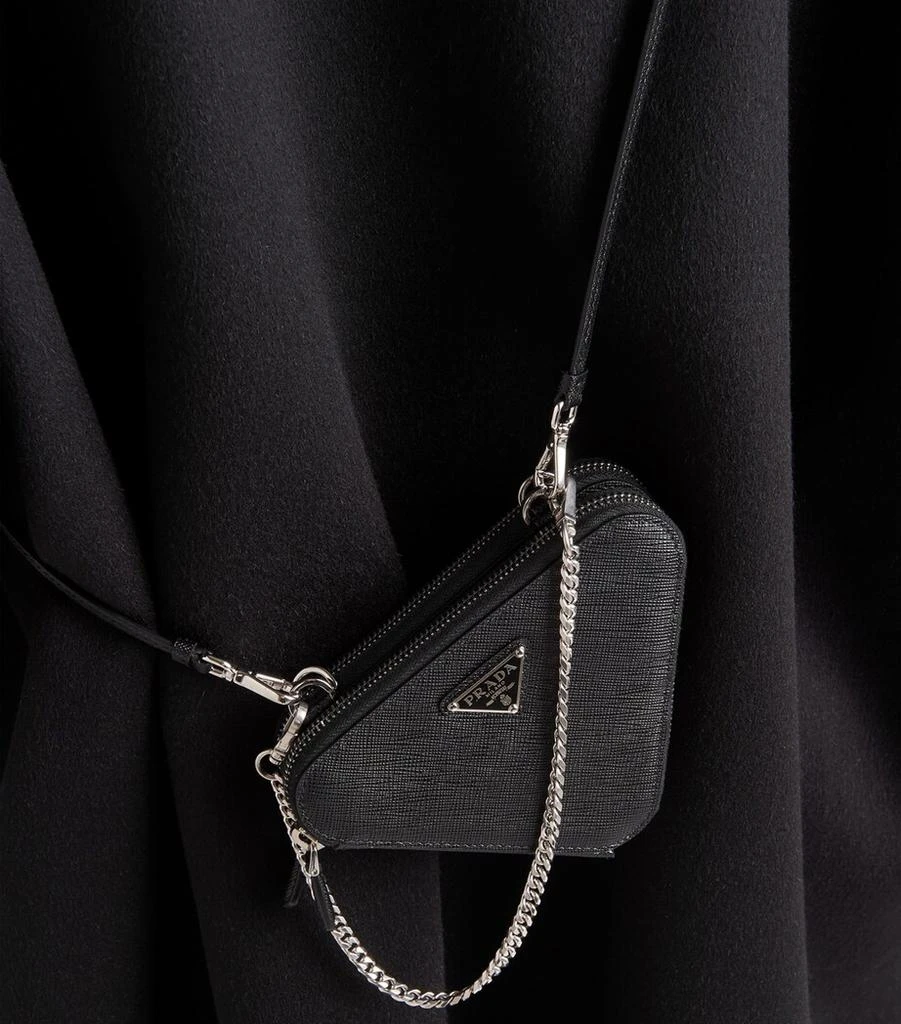 Prada Mini Saffiano Leather Cross-Body Bag 6