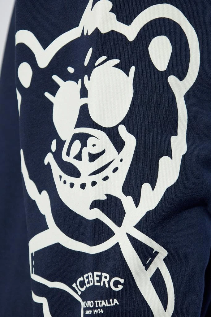 Iceberg Iceberg Logo Embroidered Crewneck Sweatshirt 5