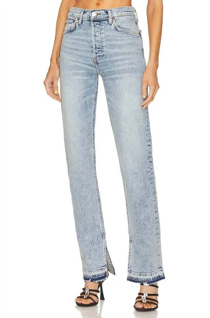 REDONE Originals 70's High Rise Skinny Boot Jeans In Skid 1