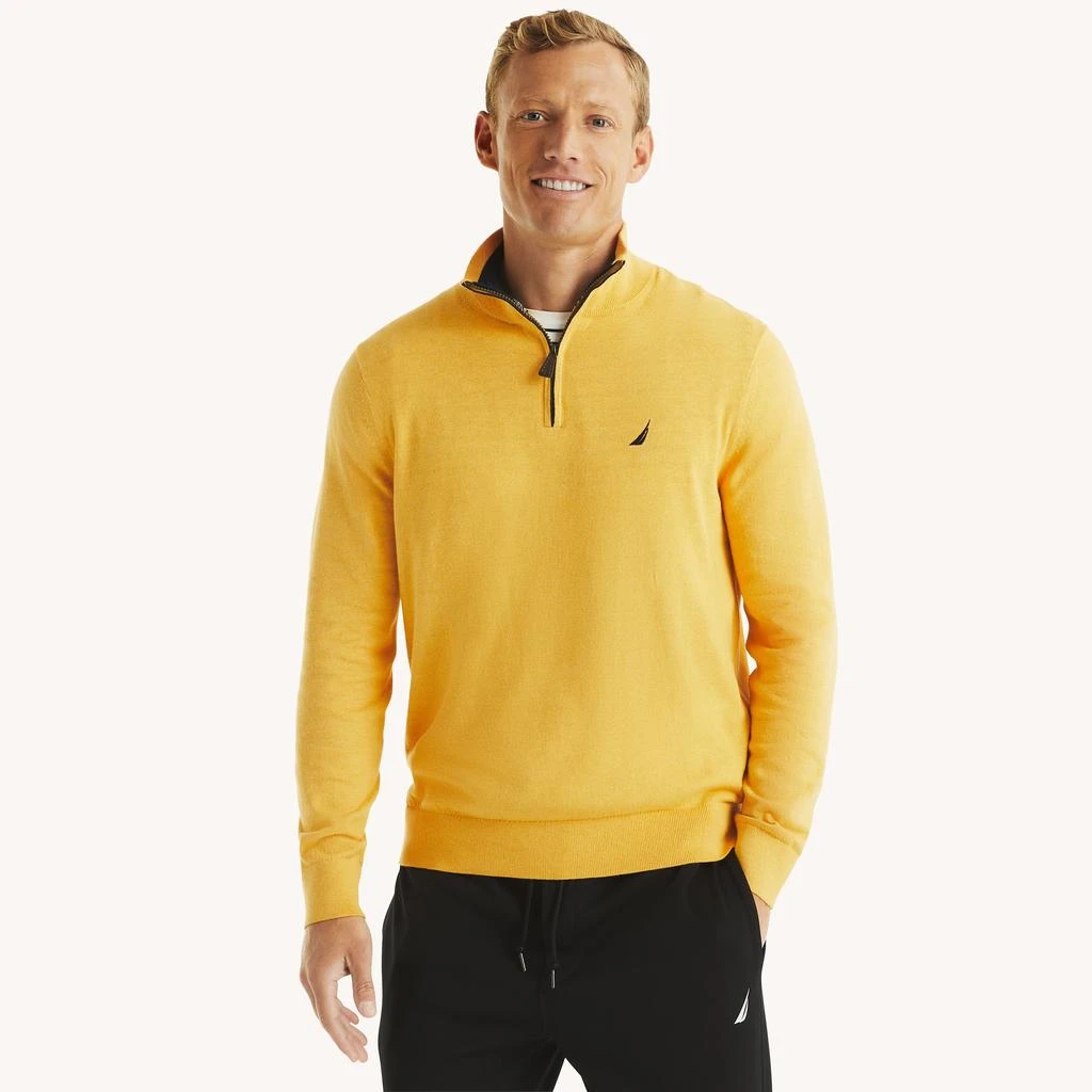Nautica Mens Navtech Quarter-Zip Sweater 3