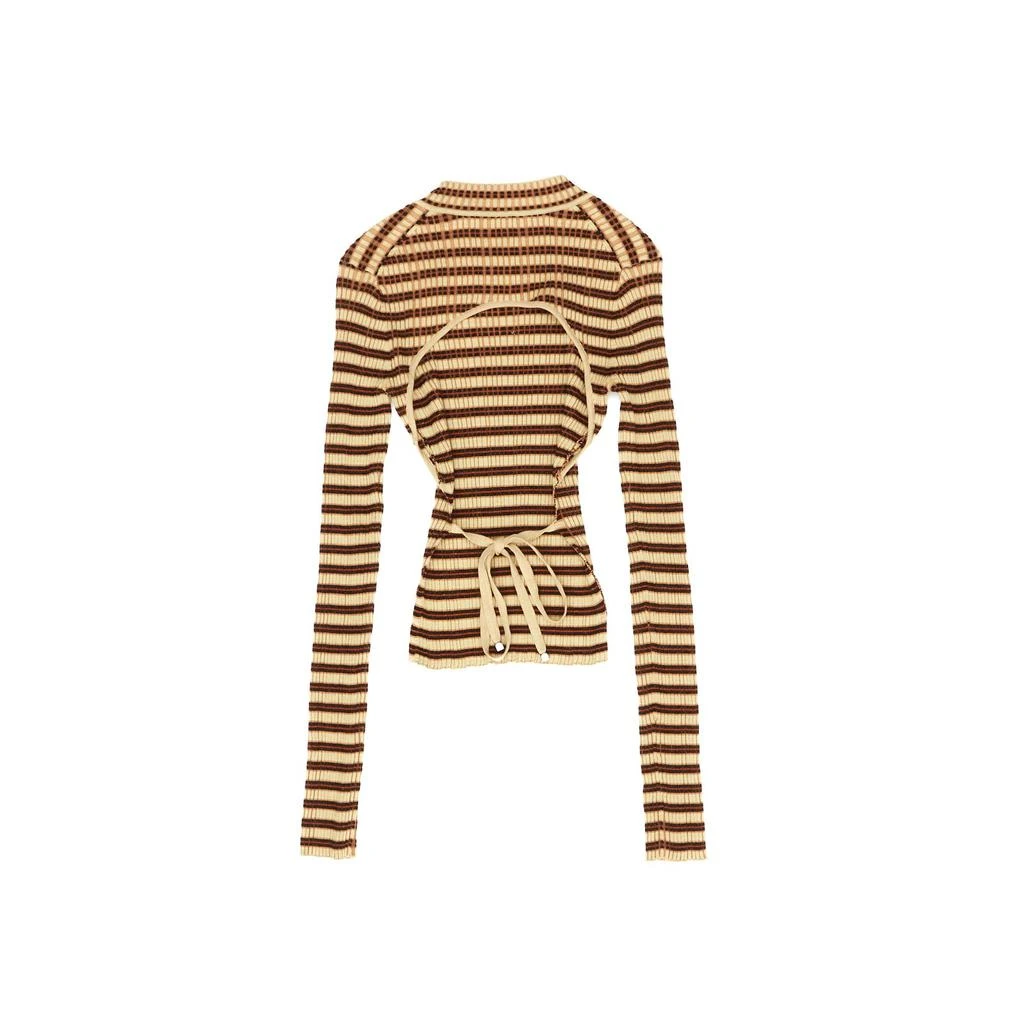 Nanushka Nanushka Perrie Striped Ribbed Top 2
