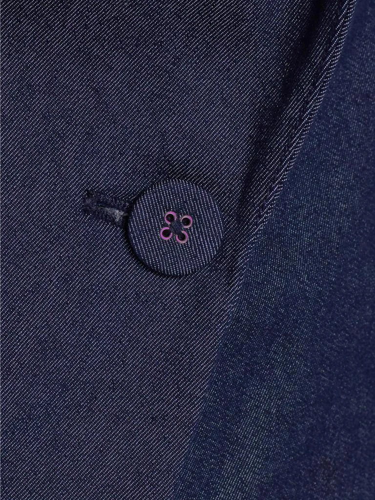 If Only Studio Stretch-Denim Single-Breasted Blazer 7